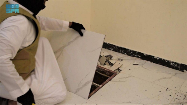 1.8 million amphetamine pills seized from underground chamber In Jouf farm