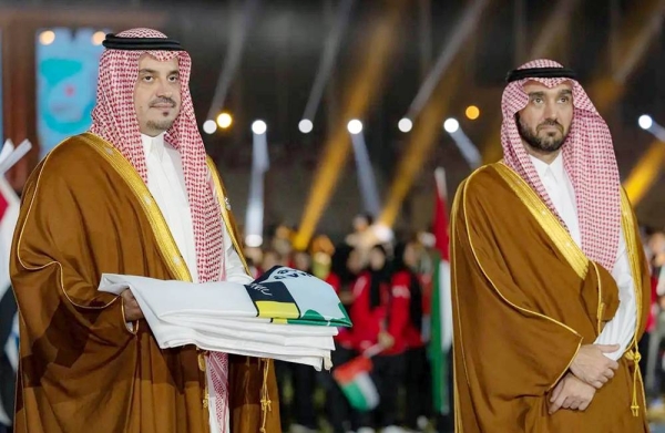 Minister of Sports Prince Abdulaziz Bin Turki Bin Faisal, who is also the president of the Union of Arab National Olympic Committees, welcomed the Arab delegations participating in the 16th edition of the Arab Games, which will be hosted by the Kingdom in 2027.