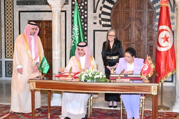 Minister of Finance Mohammed Al-Jadaan and his Tunisian counterpart Sihem Boughdiri signed the loan agreement on Thursday in Tunis.