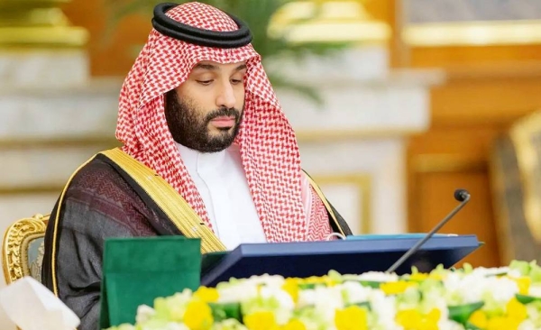 Crown Prince and Prime Minister Mohammed Bin Salman chairs the Cabinet session held Tuesday at Al-Salam Palace in Jeddah.