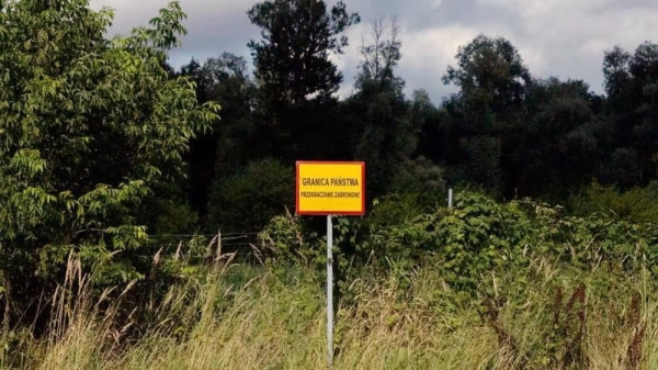 Poland Belarus border at Bug river. — courtesy Reuters