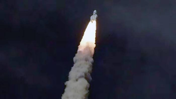 ISRO successfully launches PSLV rocket carrying seven Singaporean satellites on Sunday.  — courtesy PTI