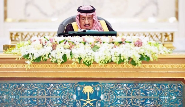 Custodian of the Two Holy Mosques King Salman chairs the Cabinet Session at Al-Salam Palace in Jeddah on Tuesday.
