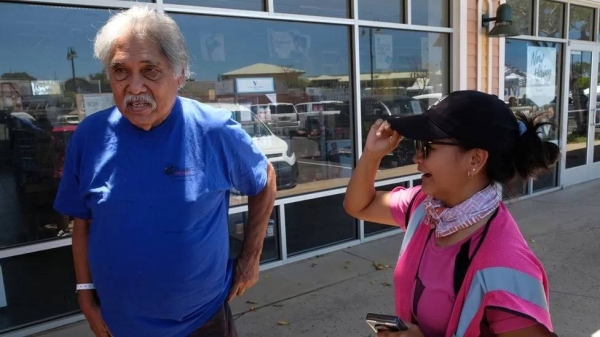 Tabilin and Pedroza see their neighbour and friend Uncle Al for the first time since the fire
