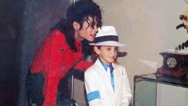 Wade Robson, pictured with Jackson in the 1990s, claims the singer sexually abused him. — courtesy Channel 4