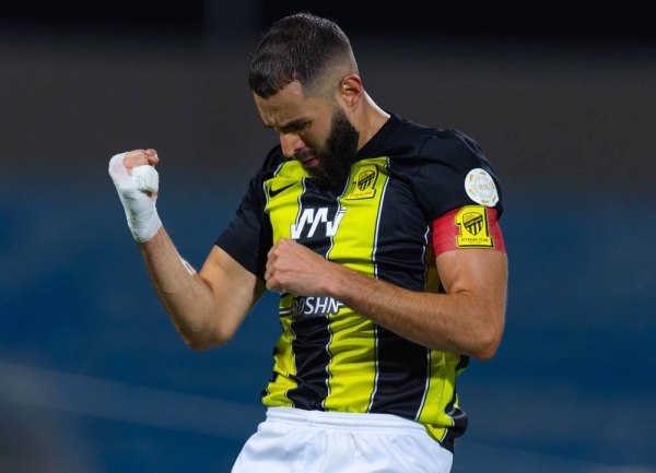 The match marked Karim Benzema's first time wearing the captain's armband for Al-Ittihad.