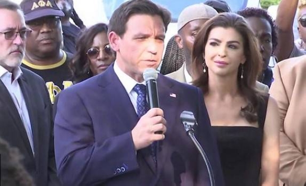 Ron DeSantis is booed at a vigil after a racially-motivated shooting in Jacksonville