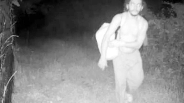 Escaped convict Danelo Cavalcante was spotted by surveillance cameras twice on Monday night. — courtesy Pennsylvania State Police