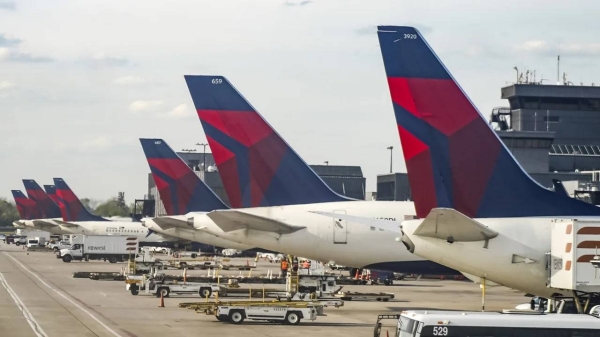 Delta Air Lines is headquartered at Hartsfield-Jackson International Airport in Atlanta.