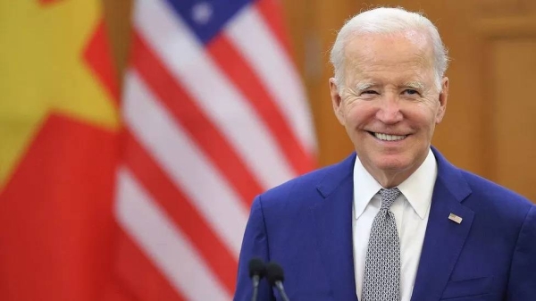 President Joe Biden travelled to Hanoi to sign an agreement