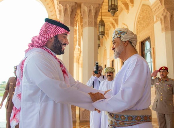 Omani Sultan Haitham Bin Tarik welcomed Saudi Arabia’s Crown Prince and Prime Minister Mohammed Bin Salman, during his private visit to Oman. 