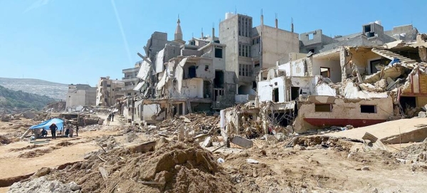 The aftermath of the flood in the Libyan city of Derna. — courtesy UNHCR/Ahmed Al Houdiri