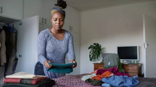 British women do more than their fair share of washing and ironing.