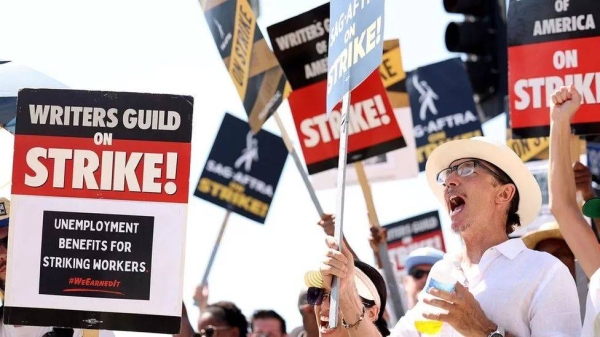 The WGA represents 11,500 film and TV writers