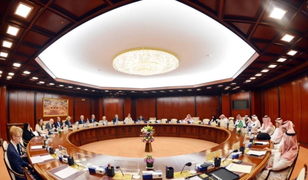 The Saudi-British Parliamentary Friendship Committee of the Shoura Council held a meeting, on Monday, with a delegation from the British Group of the Inter-Parliamentary Union (BGIPU).