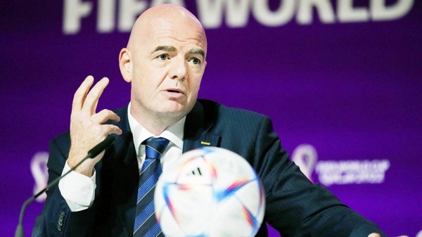 FIFA President Gianni Infantino seen in this file photo.