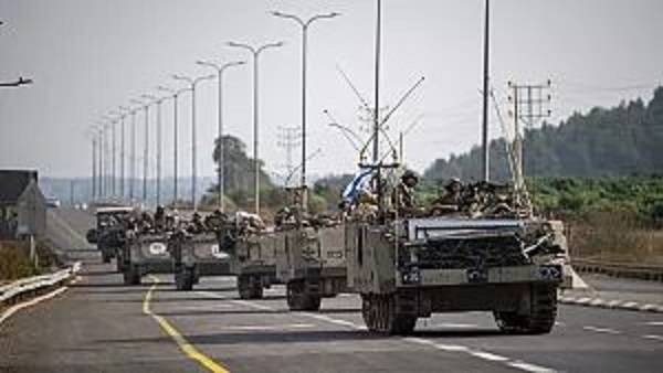 A massive military build-up of Israeli forces is continuing on Gaza's border