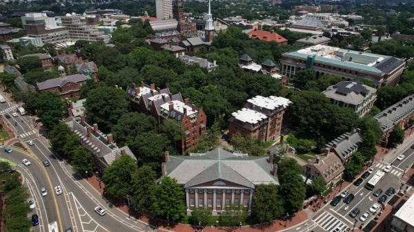 Harvard University stands in Cambridge, Massachusetts, on July 6, 2023