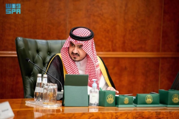 Deputy Governor of Makkah Region and Vice Chairman of the Central Hajj Committee Prince Badr Bin Sultan presided over a meeting to address key issues related to the upcoming Hajj Season 1445H and the preparedness to receive and serve Umrah performers.