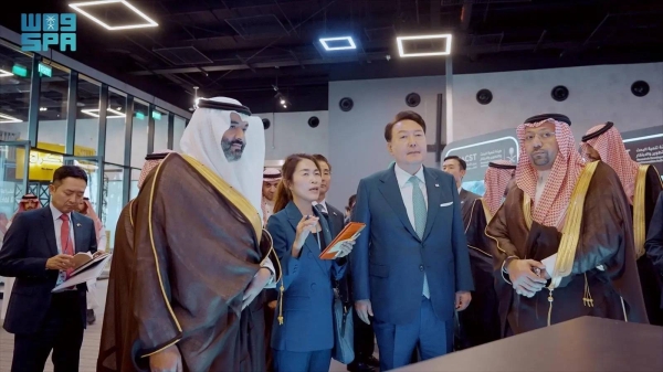 South Korean President Yoon Suk Yeol explored the cutting-edge developments in the Kingdom's digital economy, innovation, and space ecosystem. 