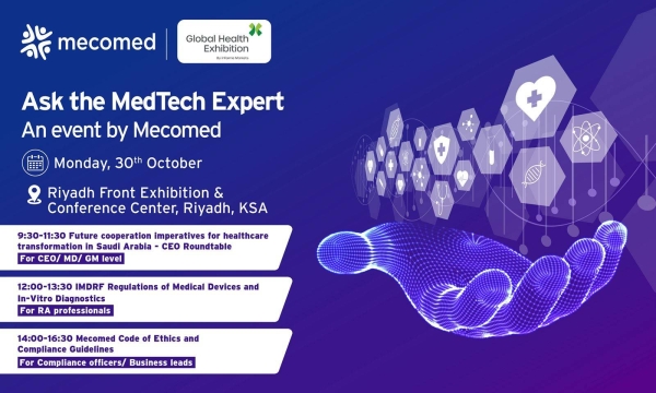 Mecomed to reinforce their commitment to sustainable healthcare at Saudi Global Health Exhibition