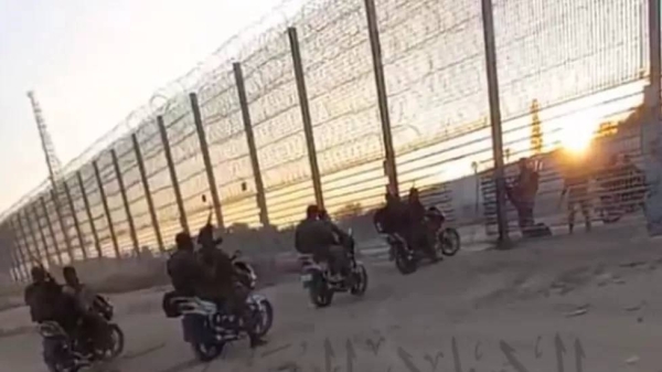 Social media footage also showed Hamas launching its attack