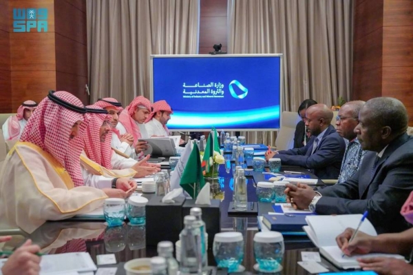Minister of Industry and Mineral Resources Bandar Al Khorayef discussed ways of enhancing cooperation in the industry and mining sectors between Saudi Arabia and the African countries participating in the Saudi-African Summit.