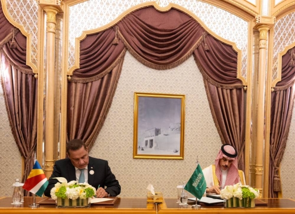 Saudi Arabia's Foreign Minister Prince Faisal Bin Farhan has signed a number of General Cooperation Agreements and Memorandum of Understandings on political consultations with his counterparts from Seychelles, Sierra Leone and Rwanda during the sidelines of the Saudi-African Summit in Riyadh.