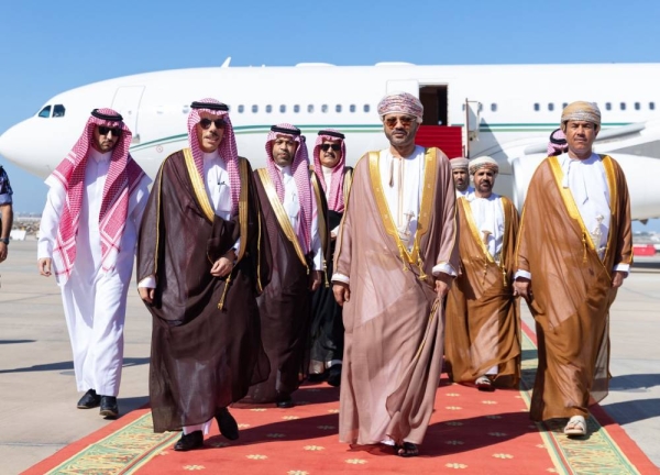 Saudi Arabia’s Foreign Minister Prince Faisal Bin Farhan arrived in Muscat to co-chair the first meeting of the Saudi-Omani Coordination Council with his Omani counterpart Sayyid Badr Albusaidi.