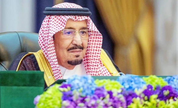 Custodian of the Two Holy Mosques King Salman chairs the Cabinet session Tuesday in Riyadh.