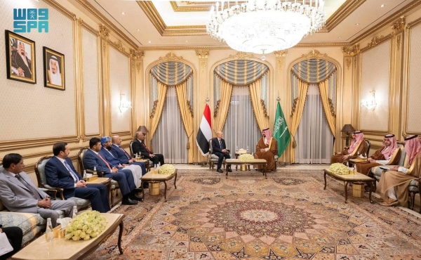 Prince Khalid, Al-Alimi discuss coordination on Yemen peace road map