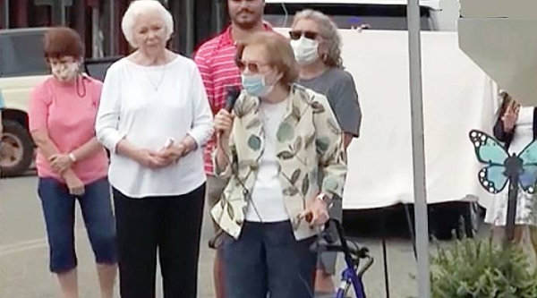 Former first lady Rosalynn Carter in Plains, Georgia, in this file photo.
