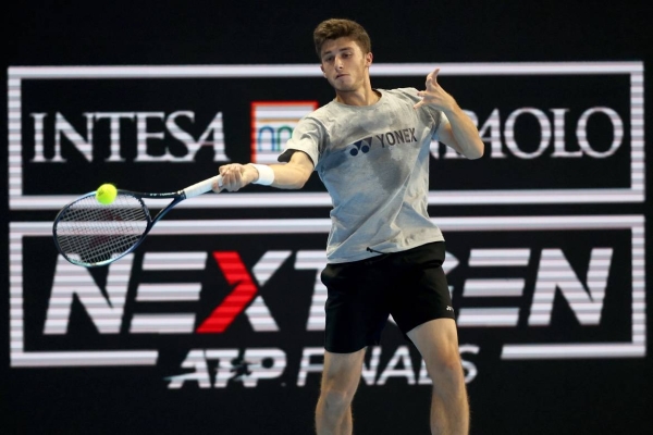 Luca Nardi qualified to play in Next Gen ATP Finals Jeddah. (Supplied by Getty Images)