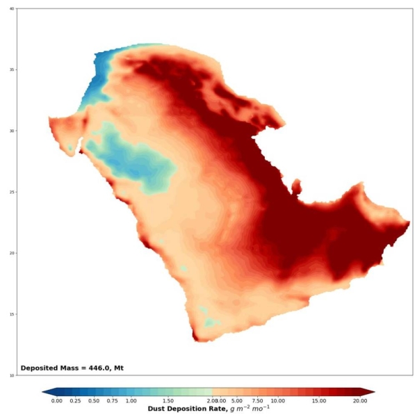 KAUST researchers use refined mathematical models to show that dust in the region may be three times larger than previously thought, which has a profound impact on the deployment of solar technology.