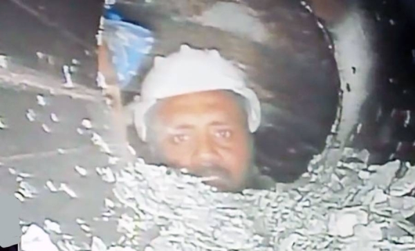 The first video of trapped tunnel workers in India’s Uttarakhand.