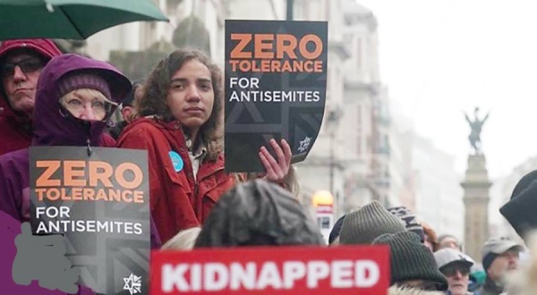Thousands attend march against antisemitism in London