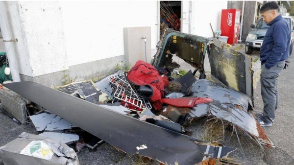 Japan has retrieved what is believed to be wreckage of the crashed Osprey