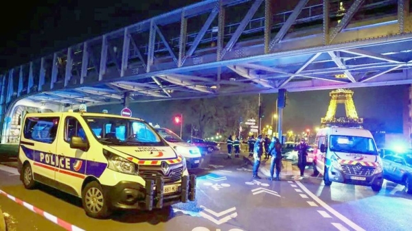 A police operation is ongoing near the Bir-Hakeim metro station, not far from the Eiffel Tower. — courtesy Reuters