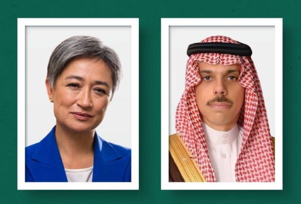 Saudi Arabia's Foreign Minister Prince Faisal Bin Farhan received a phone call from his Australian counterpart Penny Wong.

