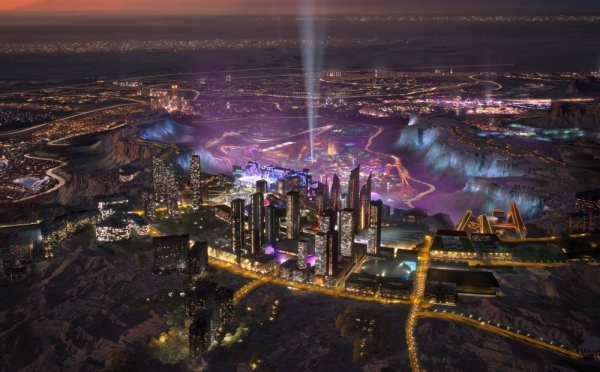 Construction of Qiddiya City is progressing well with awarding of contracts worth SR10 billion, and the city will have 60,000 buildings on an overall area of 360 square kilometers that eventually host over 600000 residents.