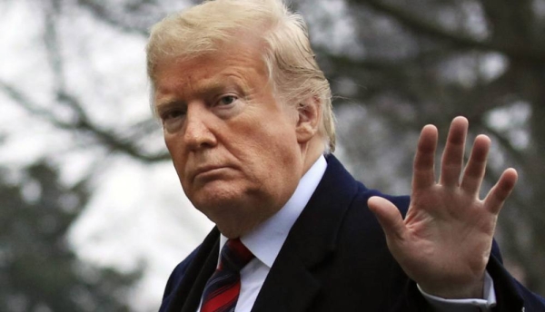 Former US President Donald Trump seen in this file photo