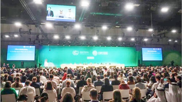 Plenary session at COP28. — courtesy Getty Images
