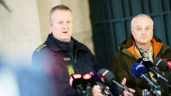 Danish police gave few details about the alleged plot during a press conference on Thursday. Chief police inspector Flemming Drejer and senior police inspector Peter Dahl. — courtesy AFP