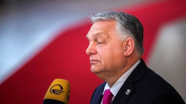 Hungary's Prime Minister Viktor Orban in Brussels on Thursday