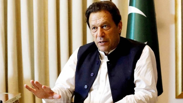 File photo of Former Pakistani Prime Minister Imran Khan in Lahore, Pakistan March 17, 2023 — courtesy Akhtar Soomro/ Reuters