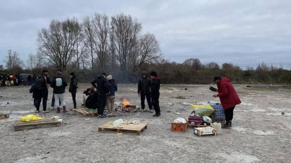 Hundreds of people camped out in northern France are still desperate to make the journey to the UK