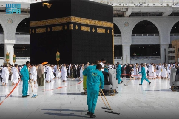 The General Authority for the Care of the Two Holy Mosques is harnessing all services to ensure the comfort of God’s guests while performing their rituals.