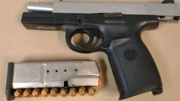 Florida authorities said this is the gun that was used to shot the woman