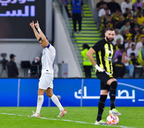 Cristiano Ronaldo scored a brace as Al Nassr towered in the peak of the fan-favorite Clasico and defeated hosts Al Ittihad with a historic 5-2 margin.