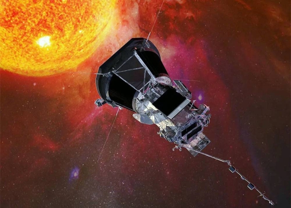 Parker Solar Probe. — courtesy NASA-JHU-APL
